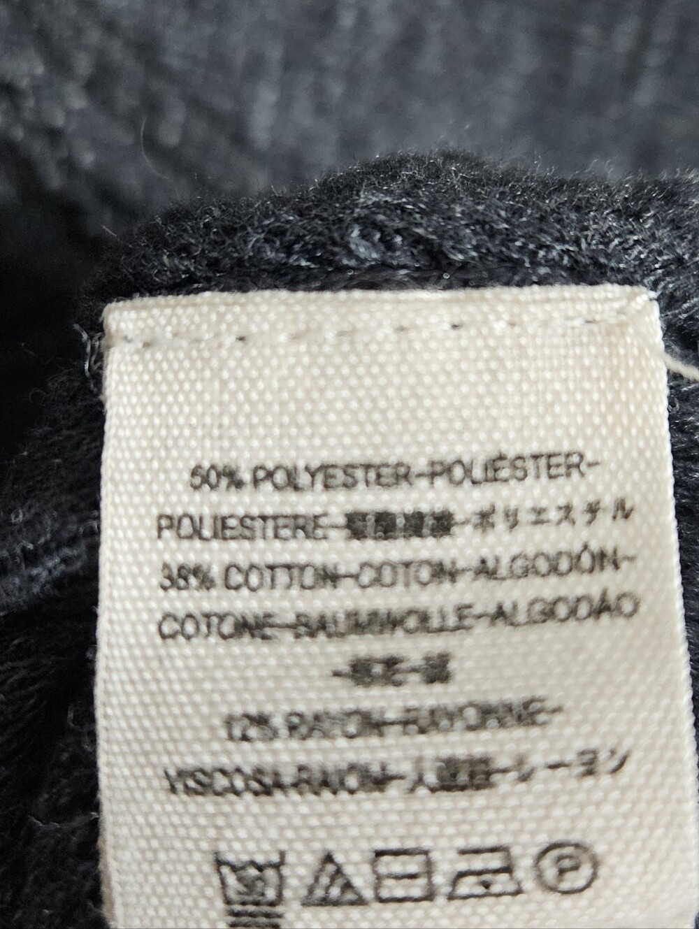 Free People Palisades Washed Black Off-the-Shoulder Sweater Top Y2K XS - Picture 13 of 13
